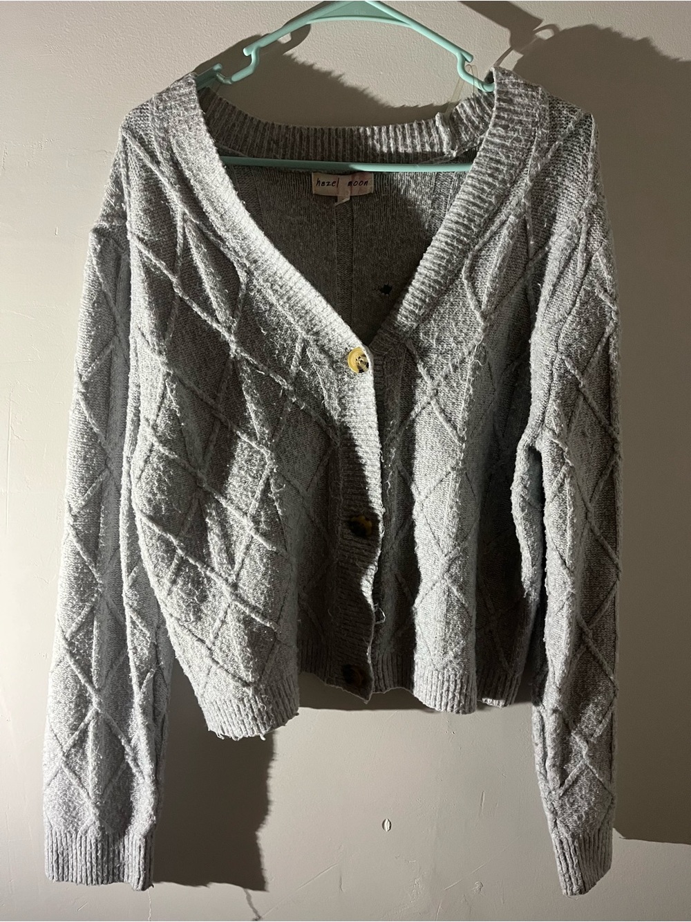 Light Gray Button-up Cardigan